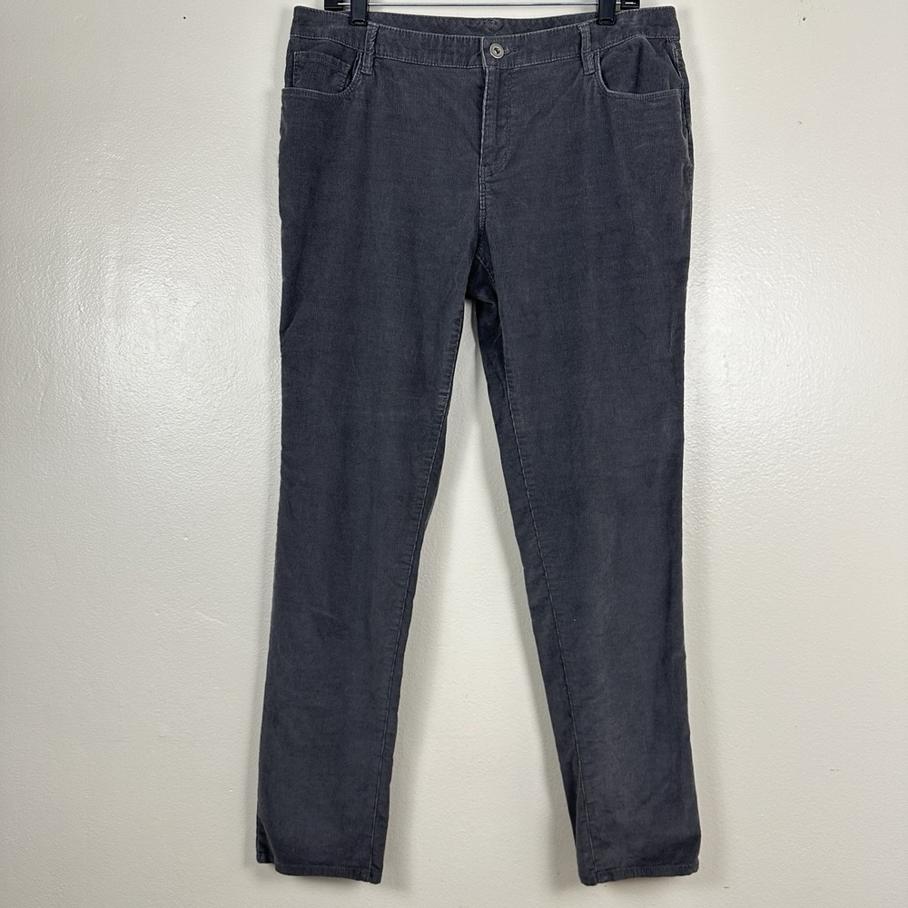 El‎ Tigre Women's 12 Gray Corduroy Pants 80s 90s
